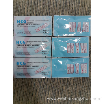 Pregnancy hcg Test cassette Rapid test kit